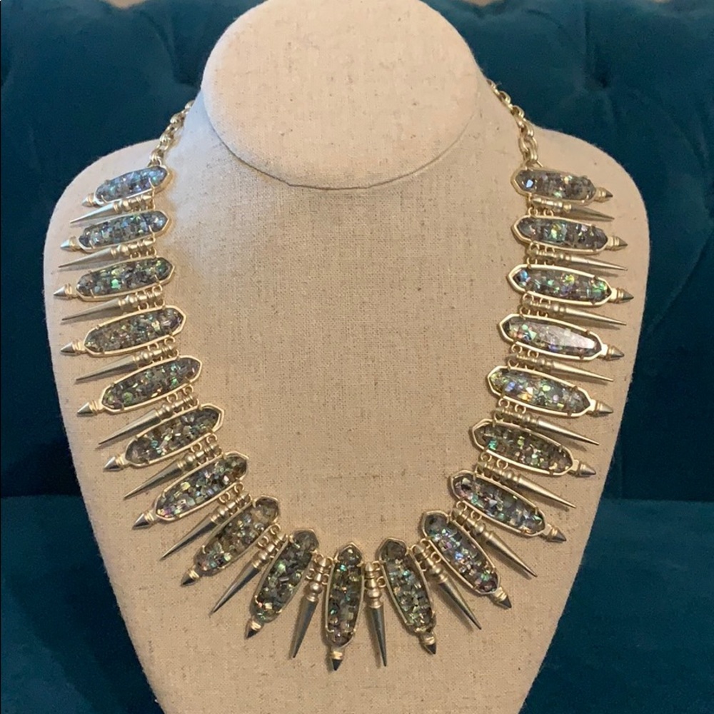 Kendra Scott Gwendolyn Gold Statement Necklace